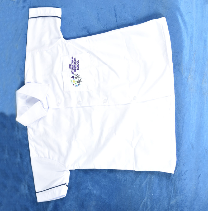 Ice Montessori-Boys White shirt