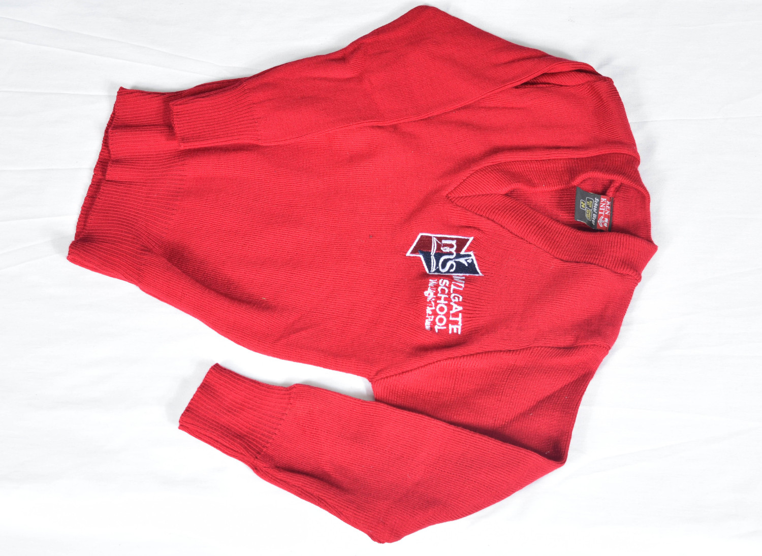 Milgate School-Red sweater