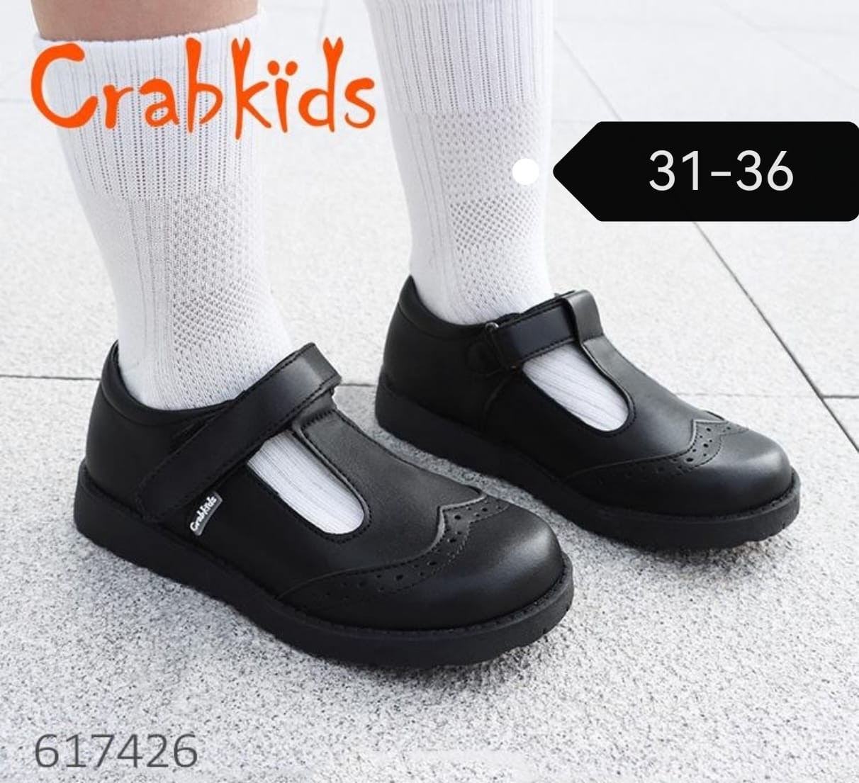 Crabkids kids school shoes-617426